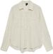 VERO MODA VMTHILDE LS SHIRT WVN NOOS - Femme - Blouses - Coton - Manches longues - À carreaux - Silver Lining - XS