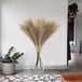 Ibenzoa® Herbe de pampa artificielle style bohème, 7 pièces, 100 cm, grandes fleurs séchées pour décoration élégante à la maison et pour mariage