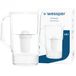 Wessper D1 SOLID carafe filtrante, 2,8 litres, blanc, avec 1 filtre aquaclassic