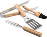 Set de barbecue en acier inoxydable sans marque avec thermomètre