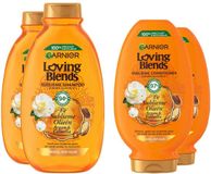 Garnier Loving Blends Argan en Cameliaolie Shampoo & Conditioner Pakket