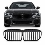 BinaParts Nierengrill Geschikt voor BMW 7 Serie G11 G12 LCI 2019-2022 – Hoogglans Zwart