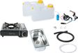 Barwig Mini-keuken 12V pour camping, caravane ou camping-car, kit, avec évier, dimensions 265x160x100 mm, plus cuisinière à gaz