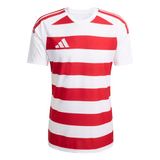 adidas heren Hooped26 Jersey Shirt, white/team power red 2, XS