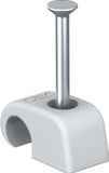 OBO Bettermann Hecht-clip 7-12mm, L25 polypropyleen lichtgrijs RAL 7035