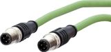 METZ CONNECT 142M1D11010 M12 Netwerkkabel, patchkabel CAT 5e SF/FTP 1.00 m Groen