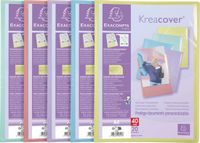 Exacompta Kreacover Pastel Showalbum A4 Kleurenassortiment Pak van 20