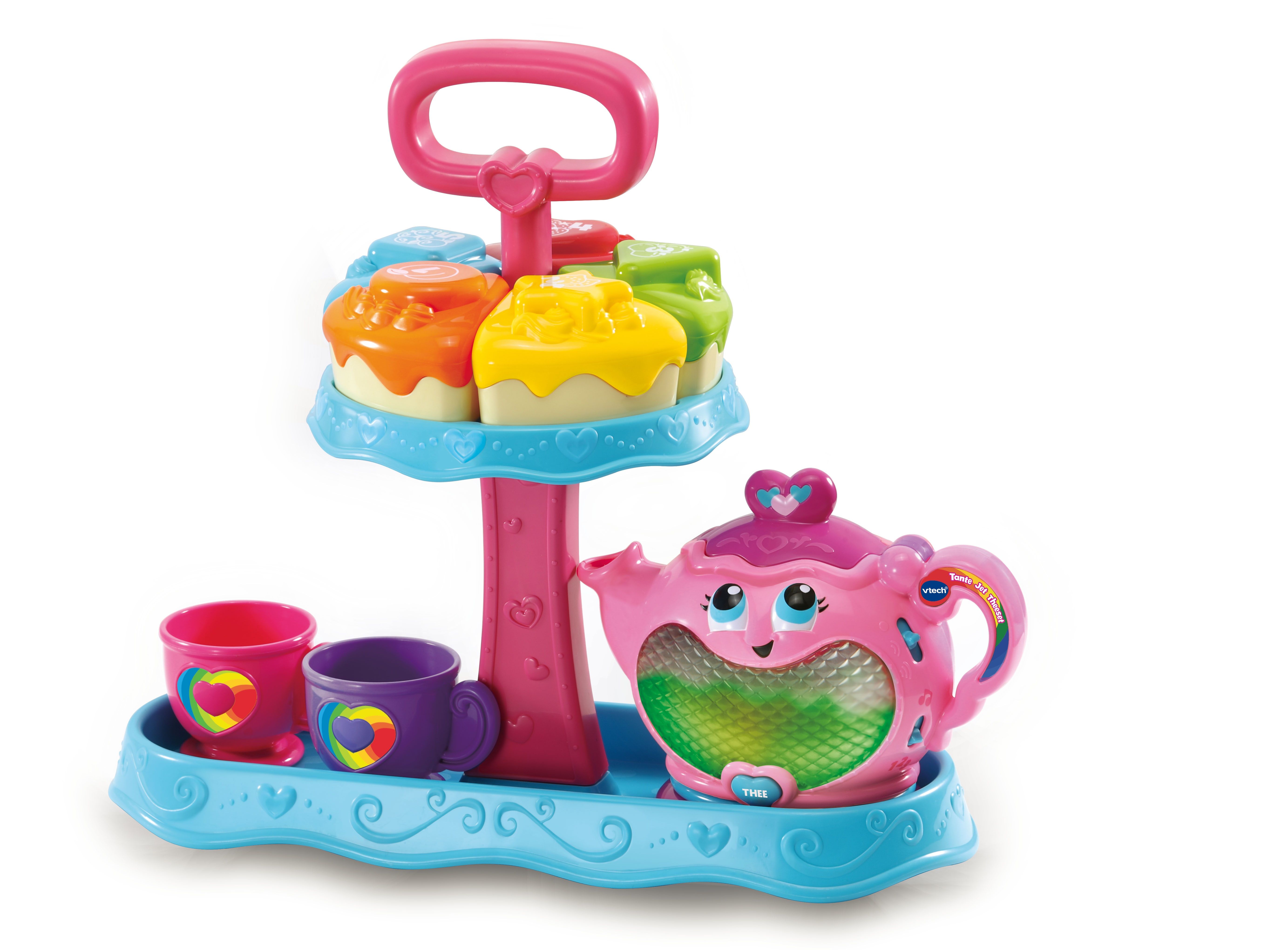 VTech Tante Jet Theeset - Educatief Speelgoed voor Peuters - Meerkleurig