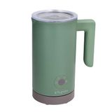 Tognana Iridea Elektrische melkopschuimer voor warme en koude cappuccino, warme melk en chocolade, kunststof staal, saliegroen
