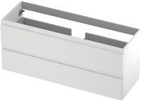 INK - Onderkast 2 Laden Greeploos Gelakt - 1200x400x520 Mm - Mat Wit