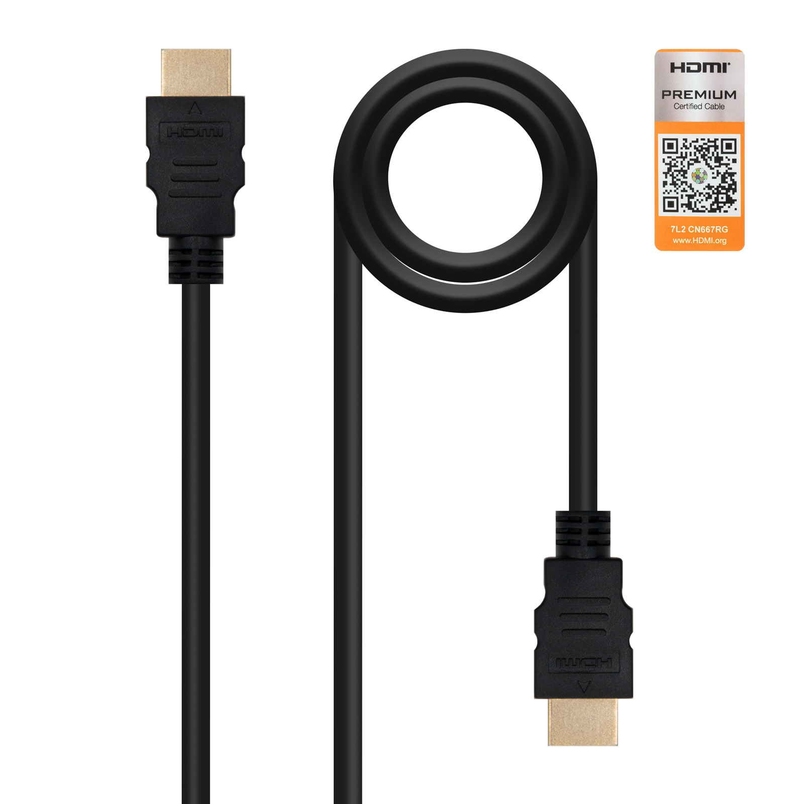 NANOCABLE HDMI V2.0, 1m