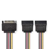 Nedis CCGP73190VA015 0.15m Geel, Rood, Zwart