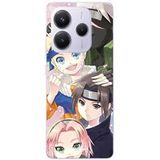 Maniacase Beschermhoes Xiaomi Redmi Note 14 5G kakashi naruto sasuke sakura