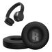 kwmobile 2x oorkussens geschikt voor JBL LIVE 460NC / LIVE400BT - Earpads voor koptelefoon in zwart
