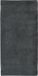 CAWÖ Noblesse² Uni Badhanddoek - Antraciet - 50x100