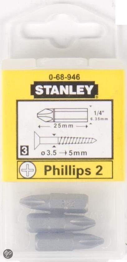 Stanley - 1/4 Bits Phillips Nr2