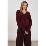 NUKUS pullover - donkerrood
