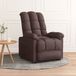 Maison Exclusive - Fauteuil relax, brun foncé, rembourré