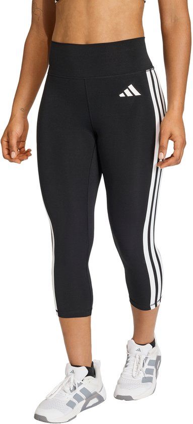 Adidas Performance Optime Essentials 3-Stripes 3/4 Workoutlegging - Dames - Zwart