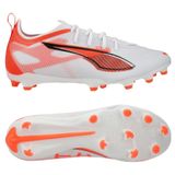 PUMA Ultra 5 Pro Fg/ag Unlimited - Wit/zwart/gloeiend Rood Kids, maat 28