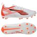 PUMA Ultra 5 Pro Fg/ag Unlimited - Wit/zwart/gloeiend Rood Kids, maat 28