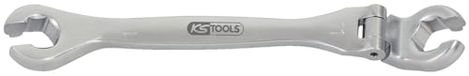 KS TOOLS CHROMEplus Offener Doppel-Ringschlüssel mit Gelenk, 11mm 518.0381