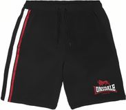 Lonsdale Zwemshort Copley Zwart/Rood/Wit