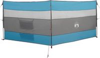 vidaXL Windscherm camping waterdicht 340x130 cm blauw