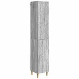 vidaXL - Loungeset - 2-delig - Grijs Sonoma - Bewerkt hout