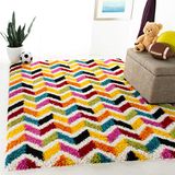 Safavieh Vloerkleed Esther Rechthoekig Polyester Ivoorkleurig 91 x 152 cm