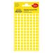 AVERY Zweckform 3013 Points de marquage autocollants, 416 pièces, diamètre 8 mm, jaune