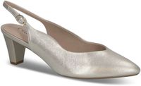 Caprice Dames Slingpumps 9-29603-44 Metallic Leer Sleehak Maat 38.5 EU