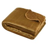 STOF Michigan Knuffeldeken 130 x 160 cm Camel
