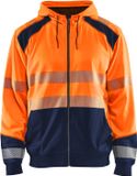 Blåkläder Hooded sweatshirt High Vis 3546-2528 - High Vis Oranje/Marineblauw - XXXL