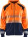 Blåkläder Hooded sweatshirt High Vis 3546-2528 - High Vis Oranje/Marineblauw - XXXL