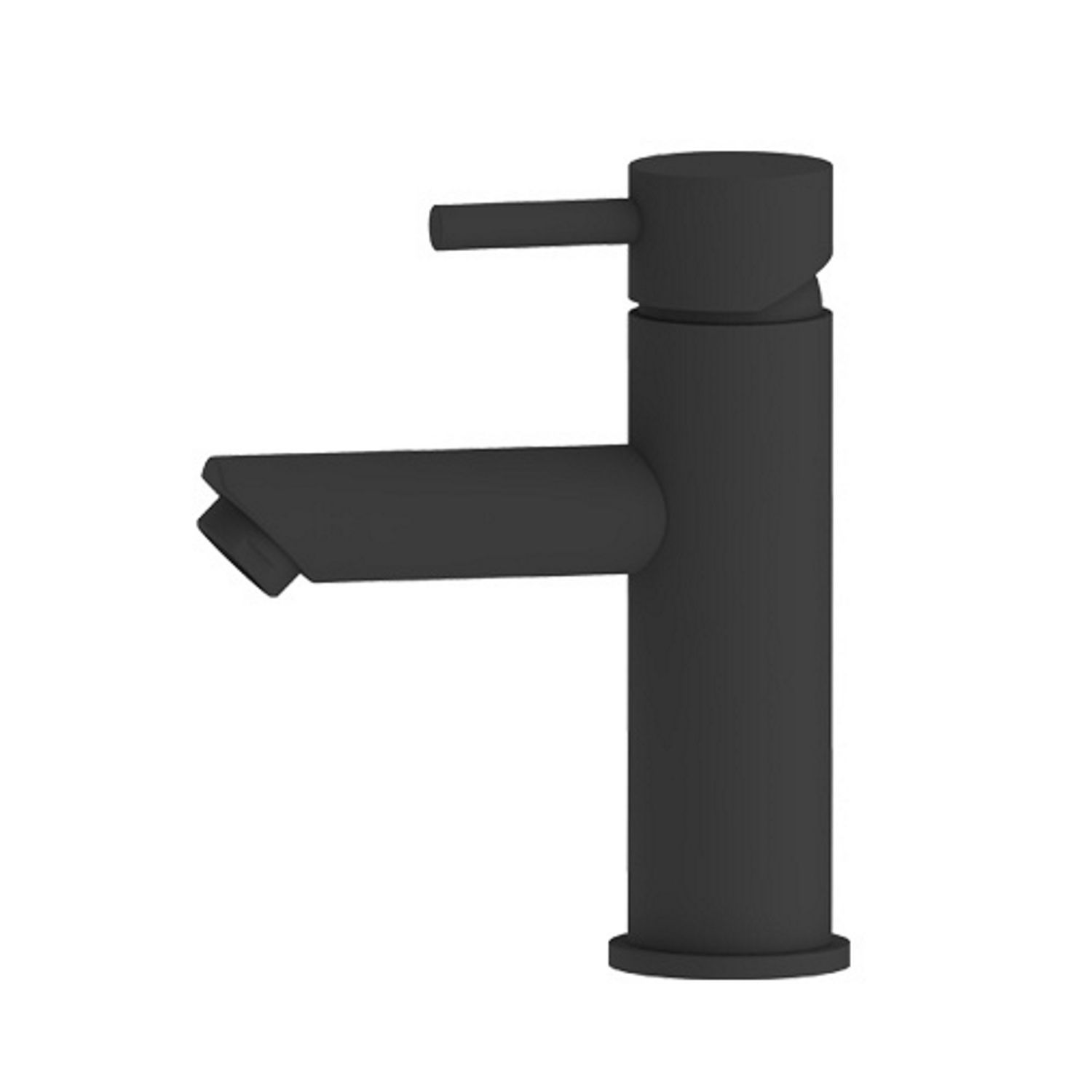 Sanilux Mia Wastafelmengkraan Opbouw Messing Mat Zwart - 8719304000976