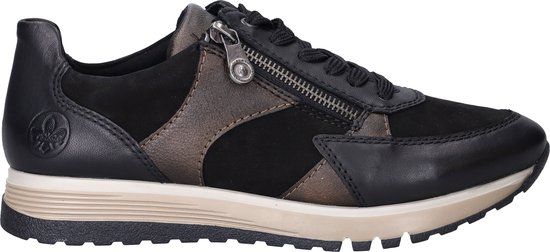 Rieker Sneakers Zwart Synthetisch Maat 38