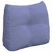 vidaXL Coussin de dossier Jean Bleu 60 x 24 x 50 cm Tissu