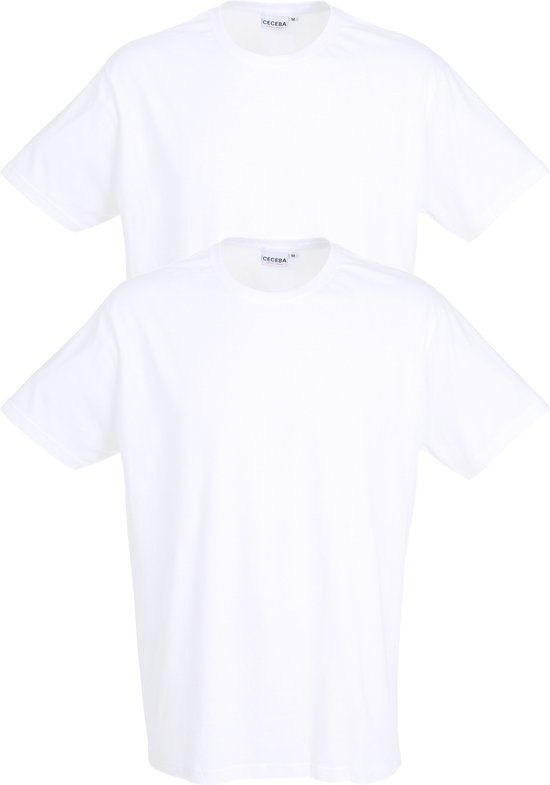 CECEBA Maverick American T-shirt (2-pack) - Men - White - Size 8XL