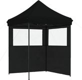 vidaXL Partytent 200 x 200 x 306 cm Zwart Oxford Stof