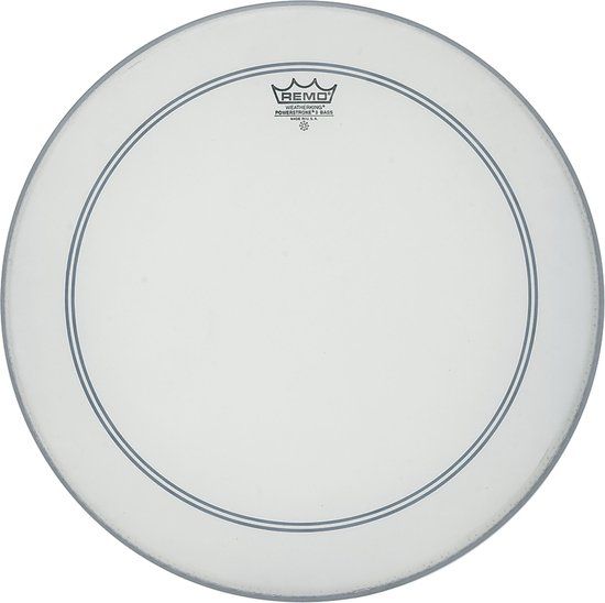 Remo P3-1122-C2 - 22 Powerstroke 3 Coated Bass + Dot