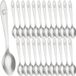 Ibenzoa® Set de 24 cuillères à expresso de luxe en acier inoxydable