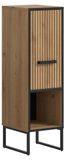 Bagno Meuble de salle de bain, 30x101x32 cm, chêne (Artisan), 1 porte, réglable