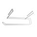 Metaltex Easy Roll kastinzet papierrolhouder, polytherm, 35x18x10cm, zilver