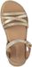 Les Tropéziennes par M. Belarbi Inaya sandalen voor meisjes, Veelkleurig goud, 35 EU