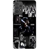 Maniacase Coque Pour Samsung Galaxy A72 Michael Jackson Forever King