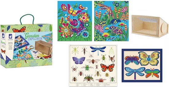 Janod - Hachette - Tuinontdekker - 5 creatieve workshops in ontdekkoffer