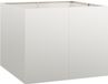 vidaXL Plantenbak 100x100x80 cm roestvrij staal