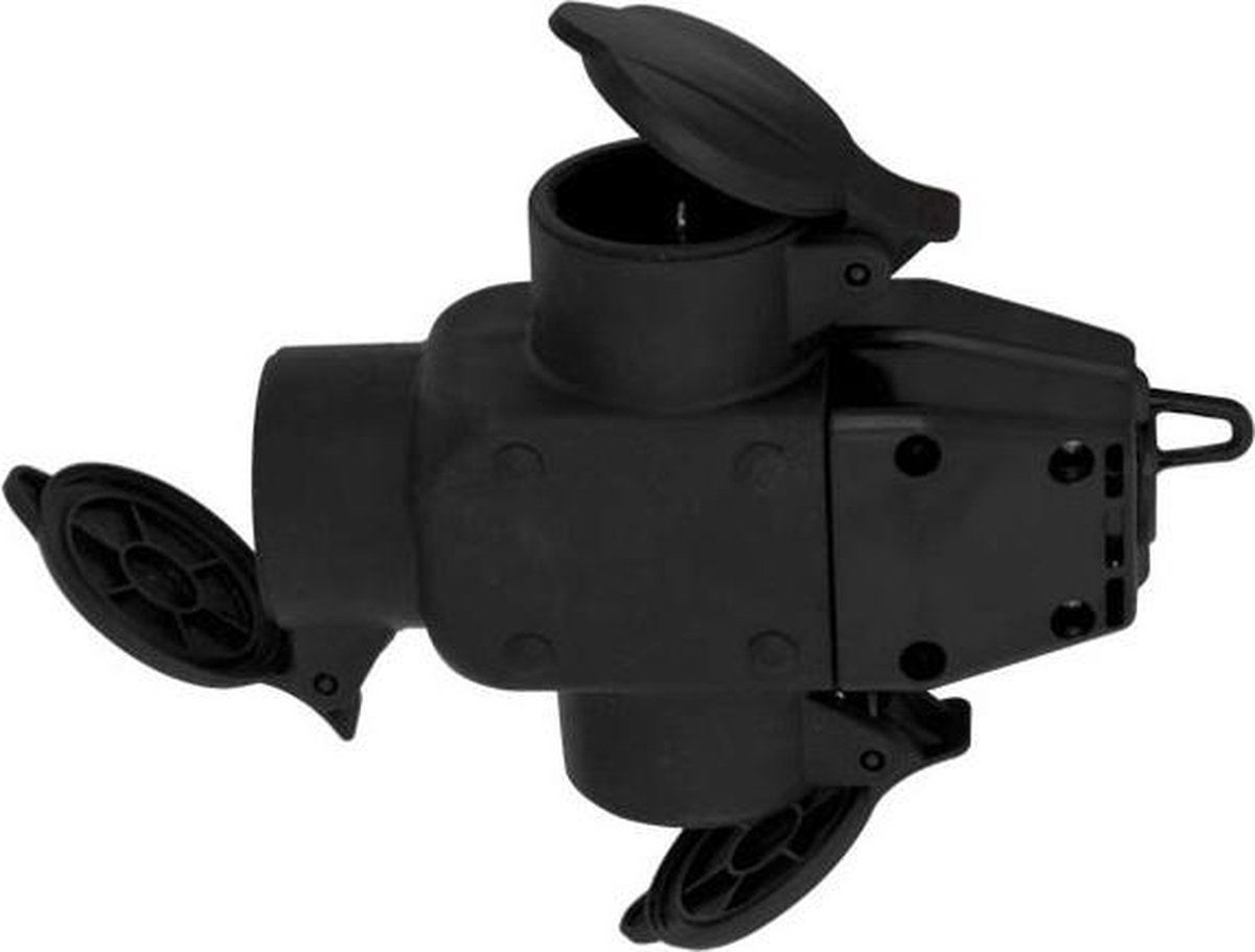 AS-Schwabe Rubberen stekker 3-weg, IP44, 16A