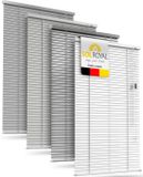 Sol Royal Aluminium Jaloezie Zonder Boren 90x175 cm incl. Klemsteunen – Aluminium Jaloezie Binnen voor Ramen 90 cm breed, 25 mm Lamellen – Privacy- & Zonwering – Glanzend Wit – JA2